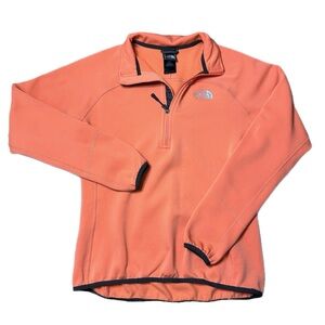 The North Face Coral Fleece Quarter Zip In Size M